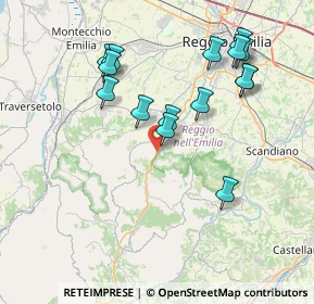 Mappa Via Rodolfo Morandi, 42020 Albinea RE, Italia (7.756)