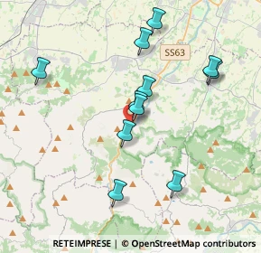 Mappa Via Roma Sud, 42030 Vezzano Sul Crostolo RE, Italia (3.64909)