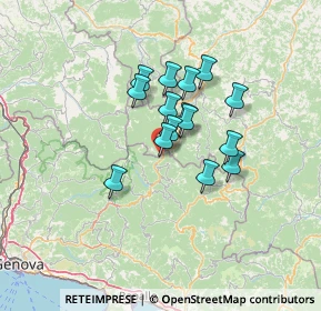 Mappa Località Pissino, 16020 Gorreto GE, Italia (9.64267)