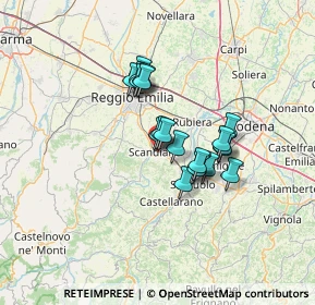 Mappa Piazza Ilaria Alpi, 42019 Scandiano RE, Italia (9.664)