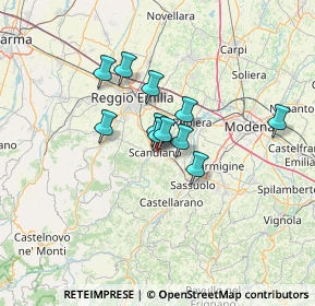 Mappa Piazza Ilaria Alpi, 42019 Scandiano RE, Italia (8.99091)