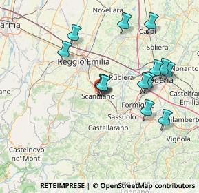 Mappa Piazza Ilaria Alpi, 42019 Scandiano RE, Italia (14.59286)