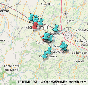 Mappa Piazza Ilaria Alpi, 42019 Scandiano RE, Italia (9.97467)