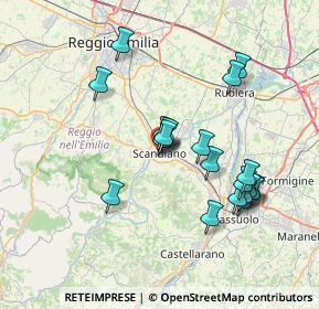 Mappa Via Giacomo Matteotti, 42019 Scandiano RE, Italia (7.063)