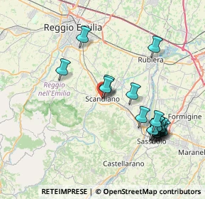 Mappa Via Giacomo Matteotti, 42019 Scandiano RE, Italia (8.29947)