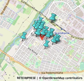 Mappa Via Giacomo Matteotti, 42019 Scandiano RE, Italia (0.2585)