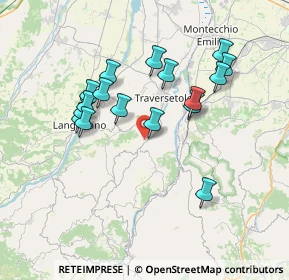 Mappa Strada della Costa, 43029 Traversetolo PR, Italia (6.82706)
