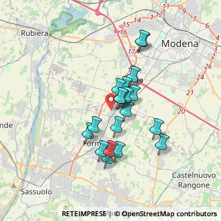 Mappa Via Landucci, 41043 Casinalbo MO, Italia (2.829)