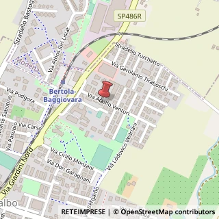 Mappa Via Adolfo Venturi, 16/18, 41043 Formigine, Modena (Emilia Romagna)