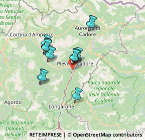 Mappa Strada Cavallera, 32044 Pieve di Cadore BL, Italia (11.43588)