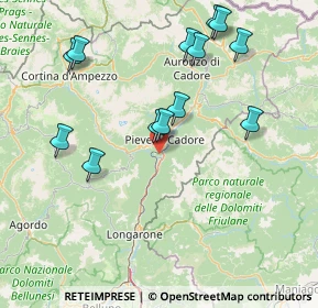 Mappa Strada Cavallera, 32044 Pieve di Cadore BL, Italia (16.43)