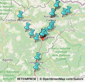 Mappa Strada Cavallera, 32044 Pieve di Cadore BL, Italia (13.81444)