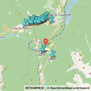 Mappa Strada Cavallera, 32044 Pieve di Cadore BL, Italia (2.0265)