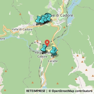Mappa Strada Cavallera, 32044 Pieve di Cadore BL, Italia (1.745)