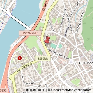 Mappa Via Giovanni Gortani, 51, 33028 Tolmezzo, Udine (Friuli-Venezia Giulia)