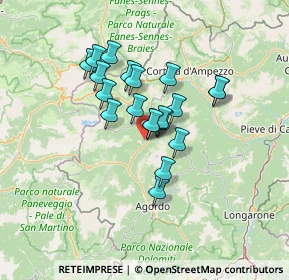 Mappa Località Masarè, 32020 Rocca Pietore BL, Italia (9.9215)
