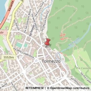 Mappa Via Quintiliano Ermacora, 4, 33028 Tolmezzo, Udine (Friuli-Venezia Giulia)