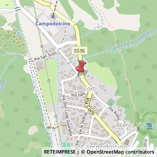 Mappa Via del Crotto, 5, 23021 Campodolcino, Sondrio (Lombardia)