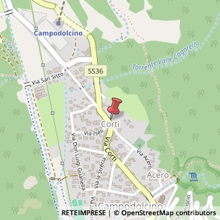 Mappa Via Corti, 82, 23021 Campodolcino, Sondrio (Lombardia)