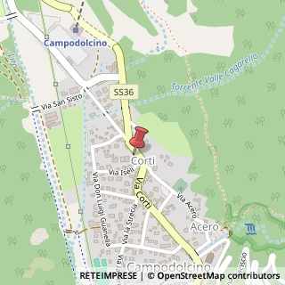 Mappa Via Corti, 81, 23021 Campodolcino, Sondrio (Lombardia)