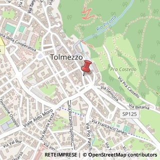 Mappa Piazza Mazzini, 7/B, 33028 Tolmezzo, Udine (Friuli-Venezia Giulia)