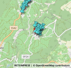 Mappa Via Battisti, 38010 Dambel TN, Italia (0.77619)