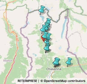 Mappa Via Lago Azzurro, 23021 Campodolcino SO, Italia (5.378)
