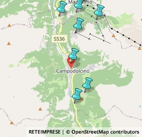 Mappa Via Lago Azzurro, 23021 Campodolcino SO, Italia (2.80385)