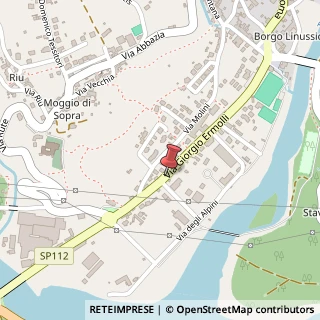 Mappa Via Giorgio Ermolli, 40, 33015 Moggio Udinese, Udine (Friuli-Venezia Giulia)
