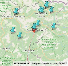 Mappa Via Damos, 32044 Pieve di Cadore BL, Italia (16.37077)