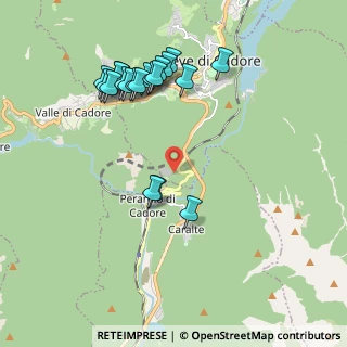 Mappa Via Damos, 32044 Pieve di Cadore BL, Italia (2.0355)