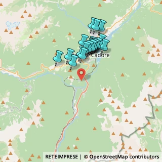 Mappa Via Damos, 32044 Pieve di Cadore BL, Italia (3.098)