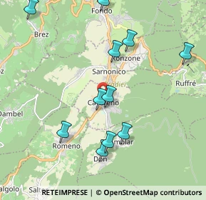 Mappa Cavareno, 38011 Cavareno TN, Italia (2.09182)