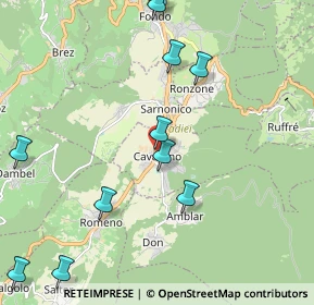 Mappa Cavareno, 38011 Cavareno TN, Italia (2.45727)