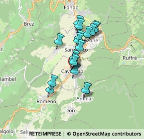 Mappa Cavareno, 38011 Cavareno TN, Italia (1.198)