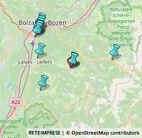 Mappa Zona Croce Vecchia, 39050 Nova Ponente BZ, Italia (7.85071)