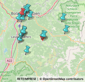 Mappa Zona Croce Vecchia, 39050 Nova Ponente BZ, Italia (8.6425)