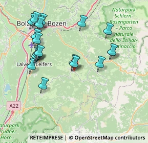 Mappa Via Breitenkofl, 39050 Nova Ponente BZ, Italia (8.3465)