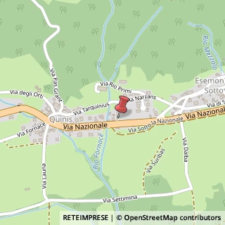 Mappa Via Nazionale, 5, 33020 Enemonzo, Udine (Friuli-Venezia Giulia)