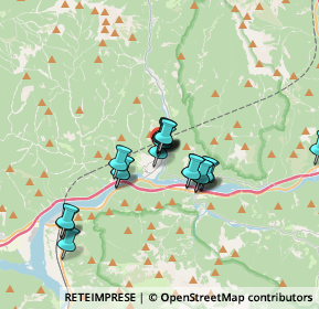 Mappa Via della Chiesa, 33015 Moggio Udinese UD, Italia (2.529)