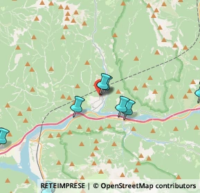 Mappa Via alle scuole, 33015 Moggio Udinese UD, Italia (6.09923)
