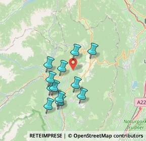 Mappa 38010 Dambel TN, Italia (6.25667)
