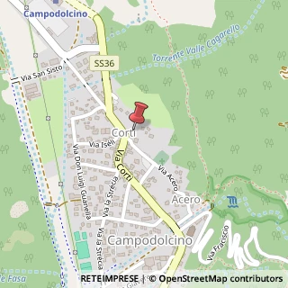 Mappa Via Sant'Antonio, 7, 23021 Campodolcino, Sondrio (Lombardia)