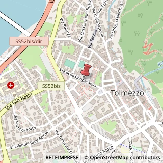 Mappa Via della Cooperativa, 6, 33028 Tolmezzo, Udine (Friuli-Venezia Giulia)