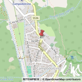 Mappa Strada Statale 36 del Lago di Como e dello Spluga, 73, 23021 Campodolcino, Sondrio (Lombardia)