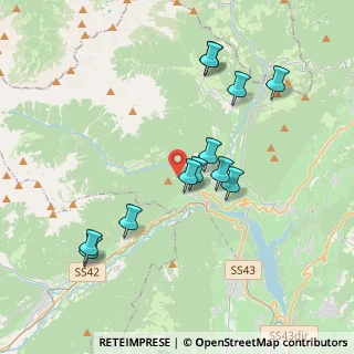 Mappa 38020 Cis TN, Italia (3.65083)