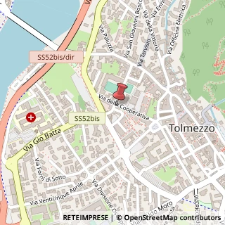 Mappa Via della Cooperativa, 4, 33028 Tolmezzo, Udine (Friuli-Venezia Giulia)