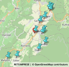 Mappa Via de Zinis, 38011 Cavareno TN, Italia (2.09833)