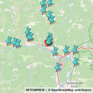 Mappa Via Ampezzo, 33038 Tolmezzo UD, Italia (8.201)