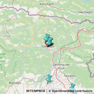 Mappa Via Ampezzo, 33038 Tolmezzo UD, Italia (42.74412)